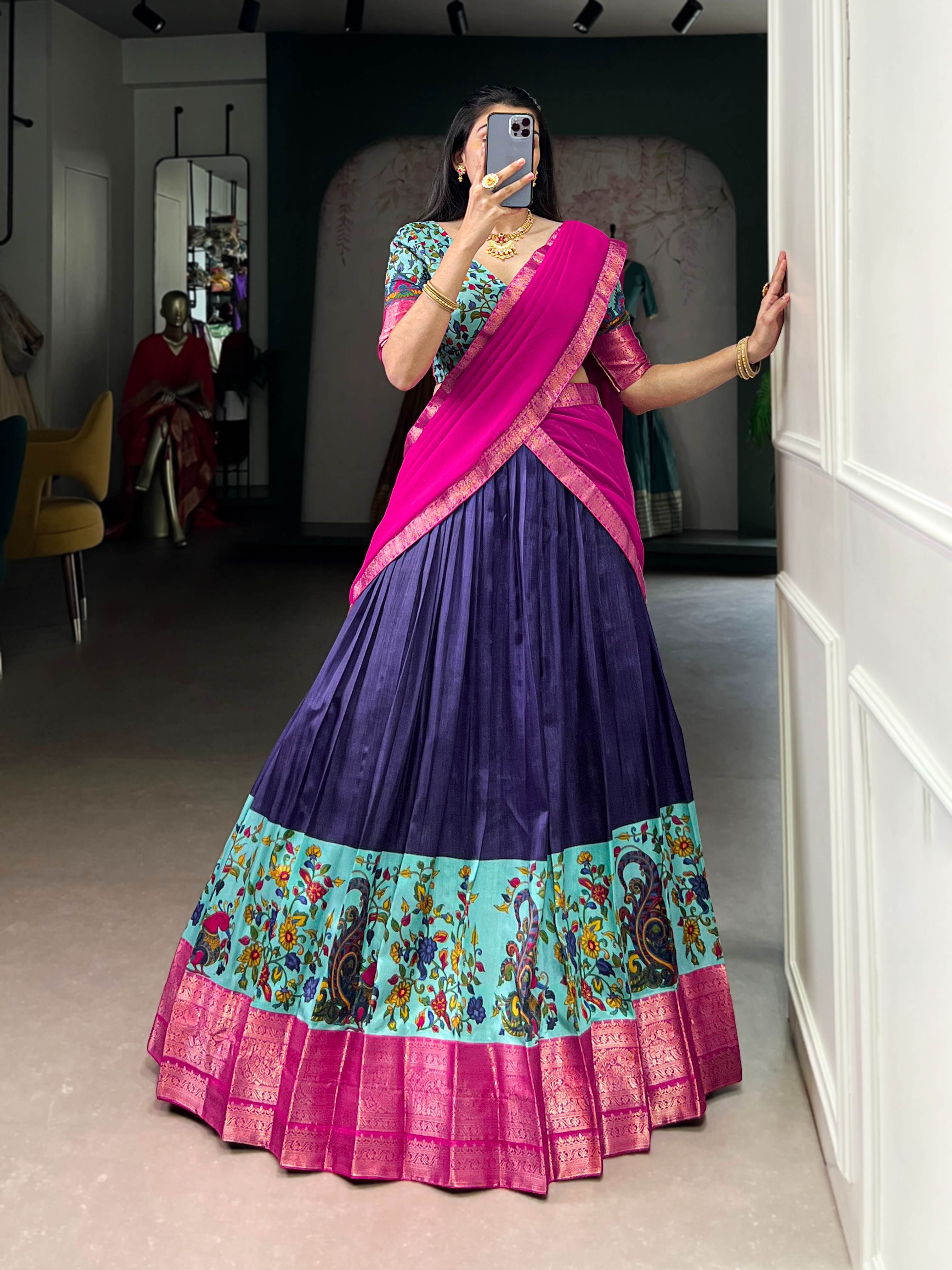 Aastha Silk Zari Weave Lehenga Choli