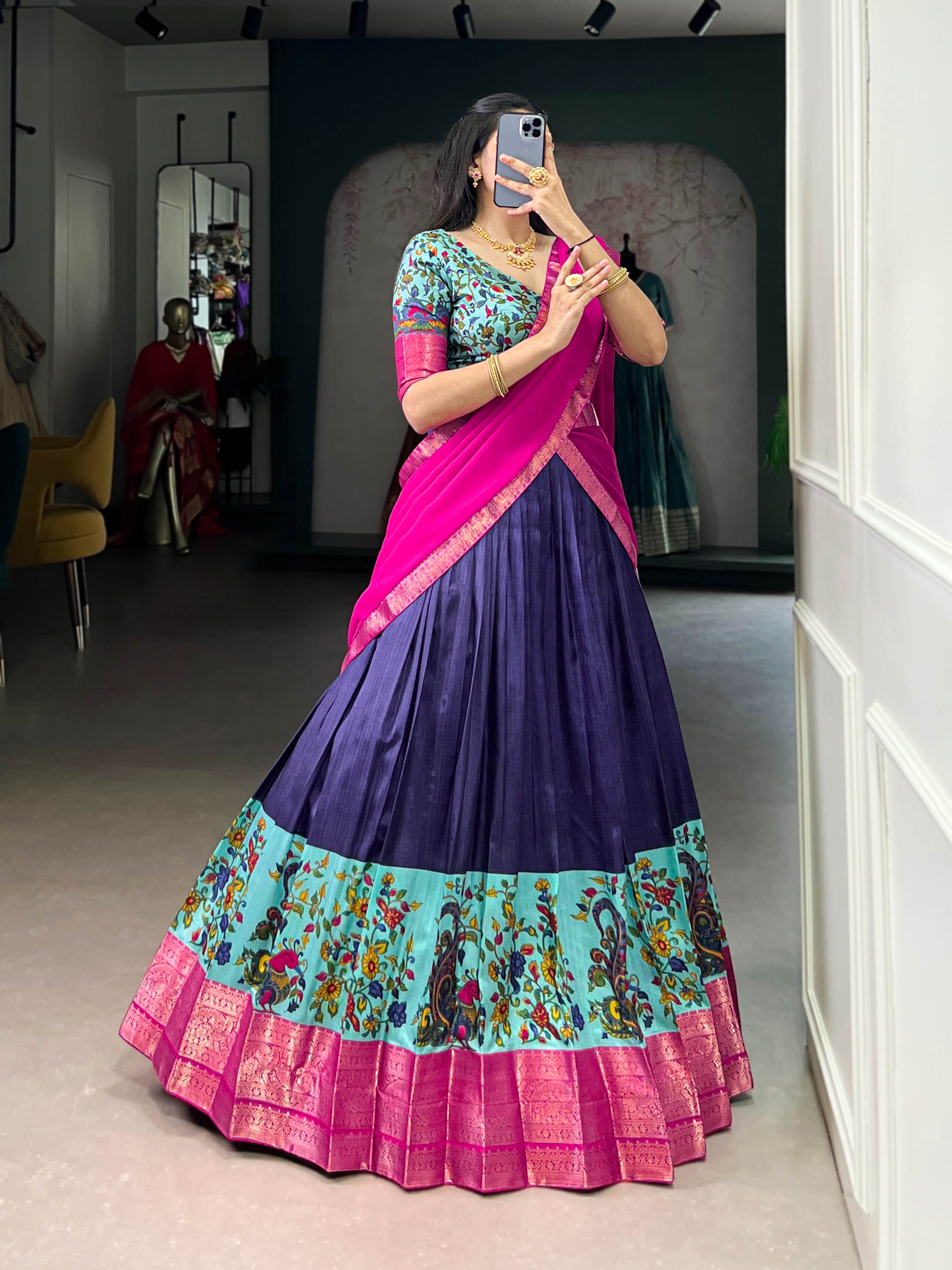 Aastha Silk Zari Weave Lehenga Choli