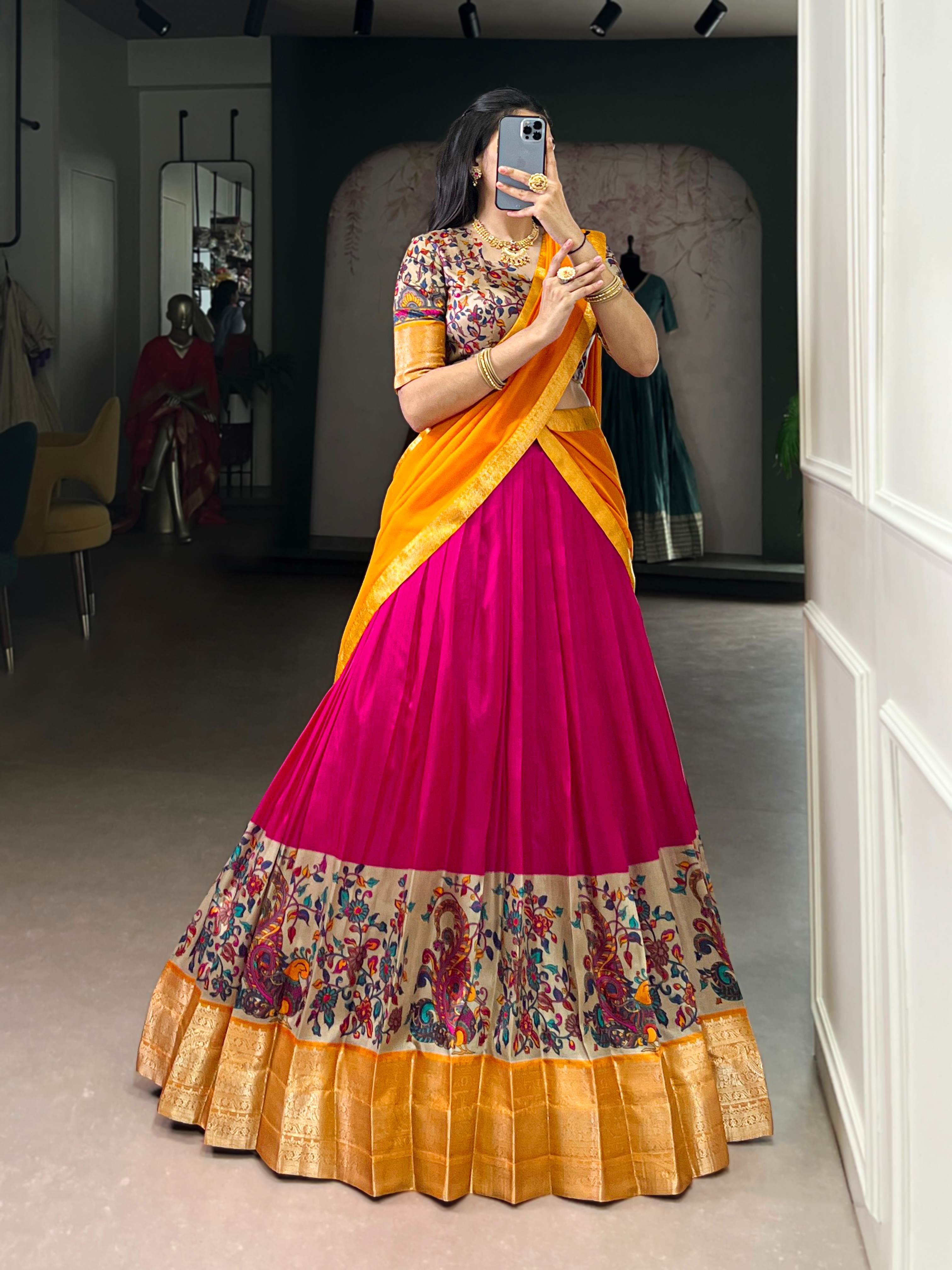 Aastha Silk Zari Weave Lehenga Choli