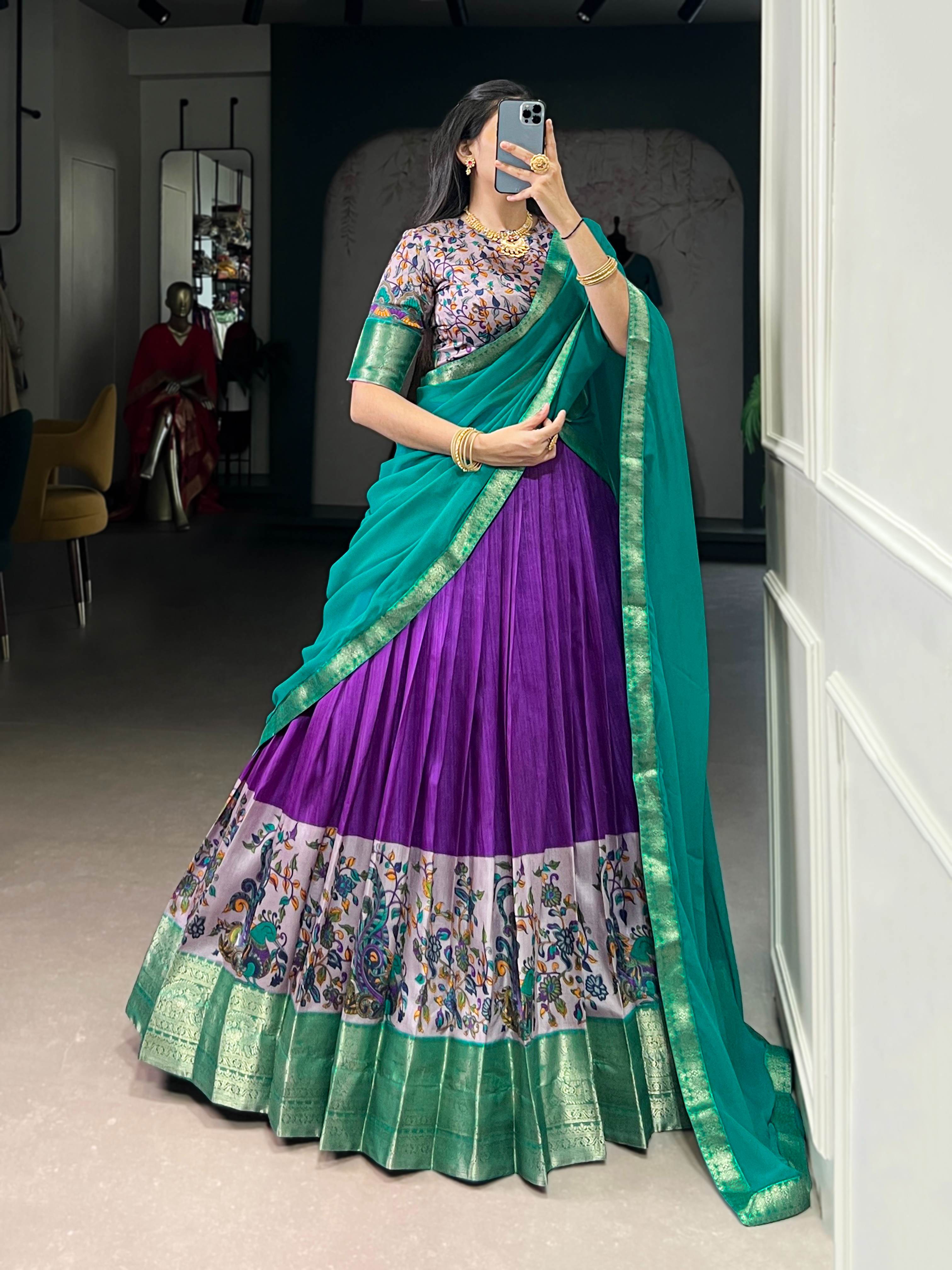 Aastha Silk Zari Weave Lehenga Choli
