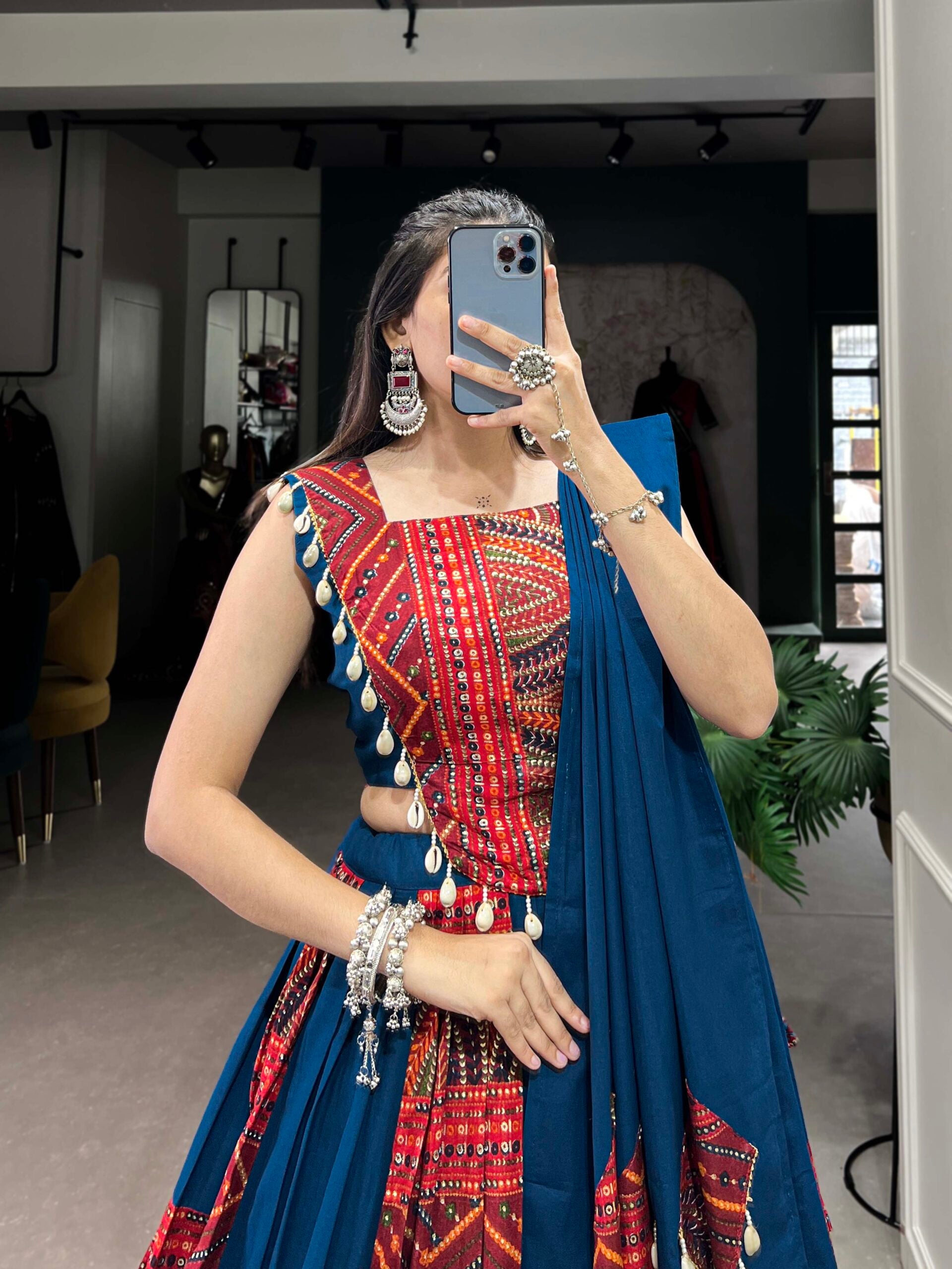 Navratri Printed Cotton Lehenga