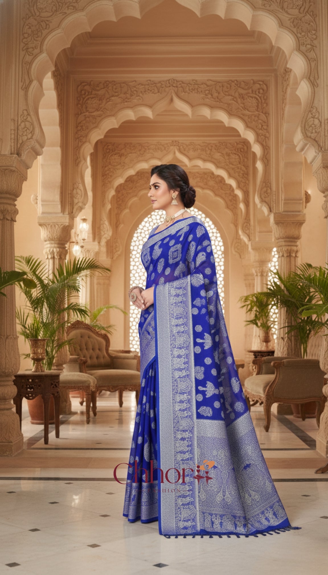 The Dulhan Parevadi Saree: Mesmerizing Blue for Parties