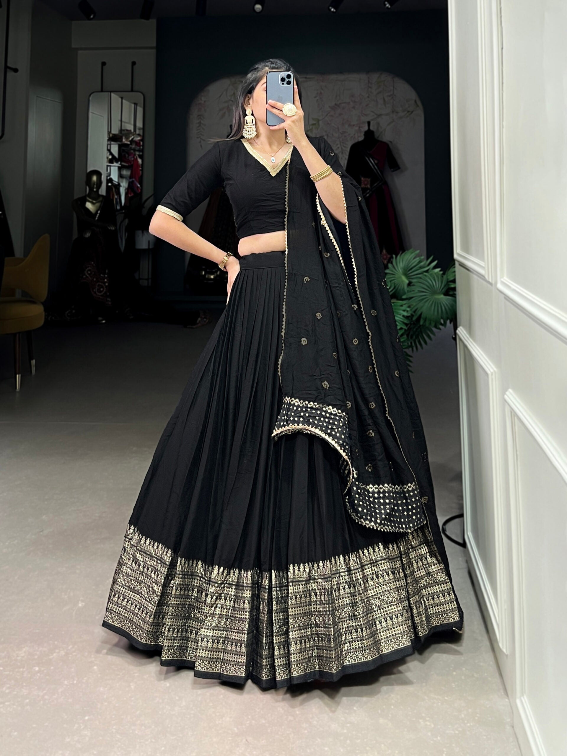 Prinsha Chanderi Lehenga