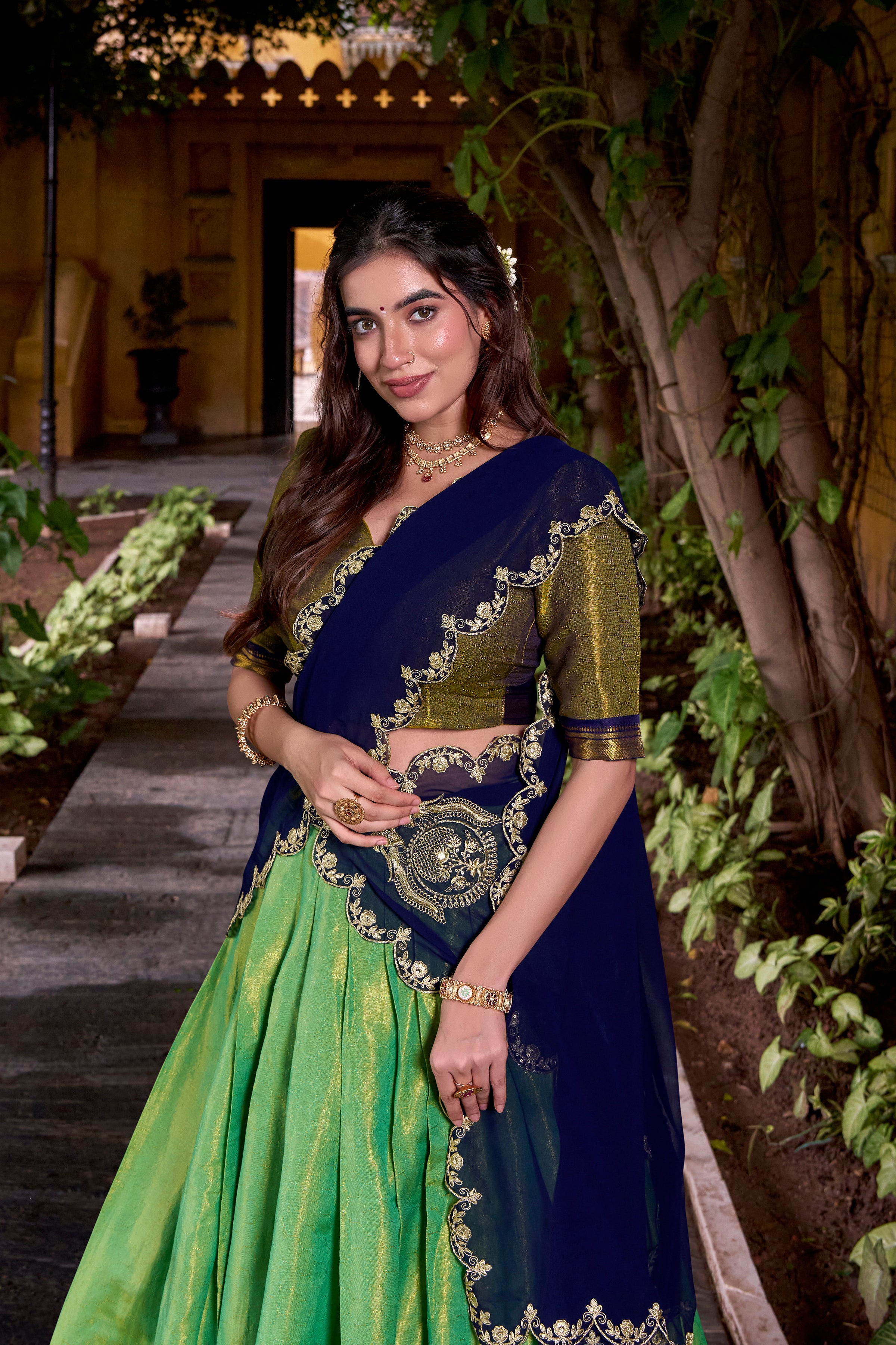 Kanchipuram Silk Lehenga Choli