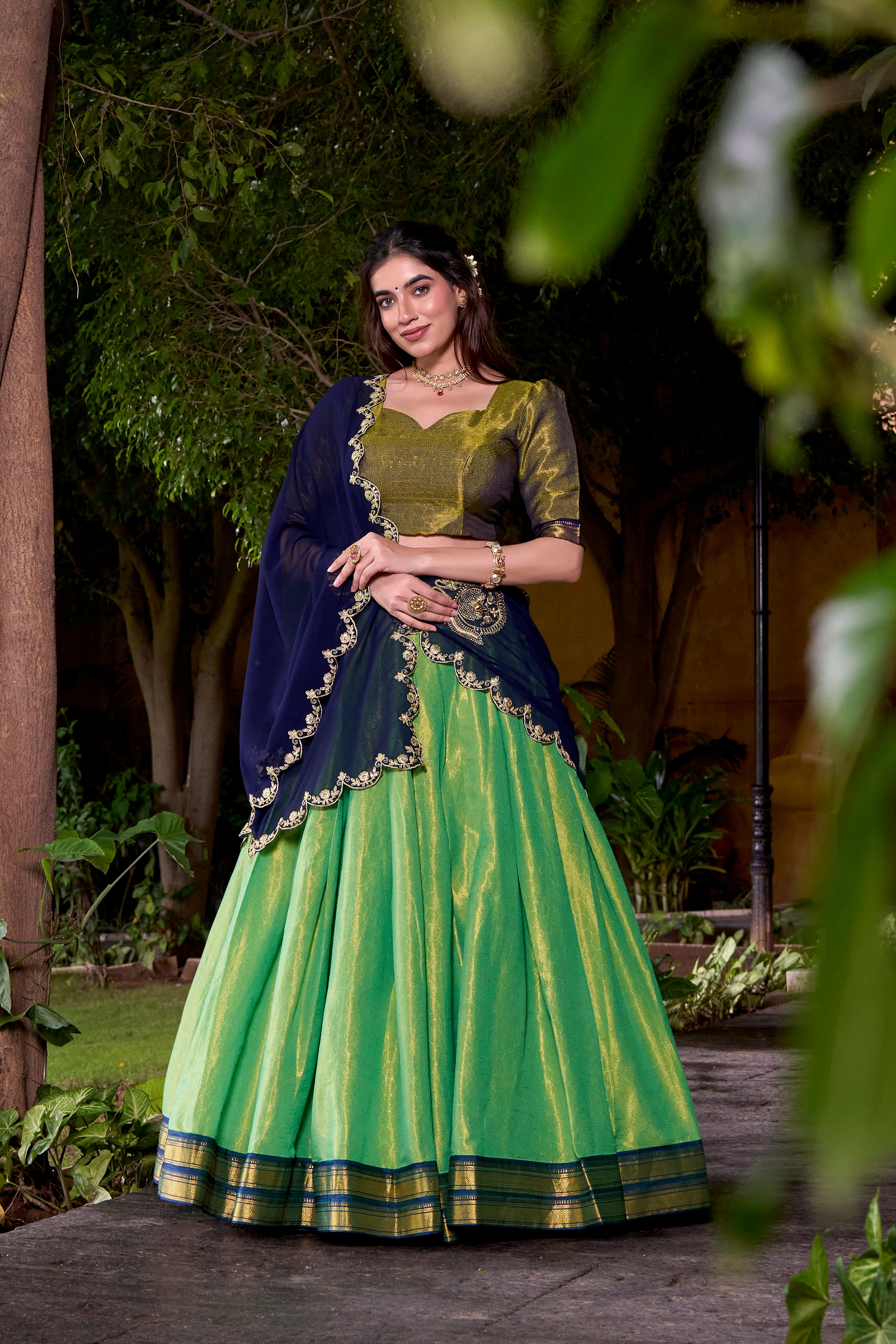 Kanchipuram Silk Lehenga Choli