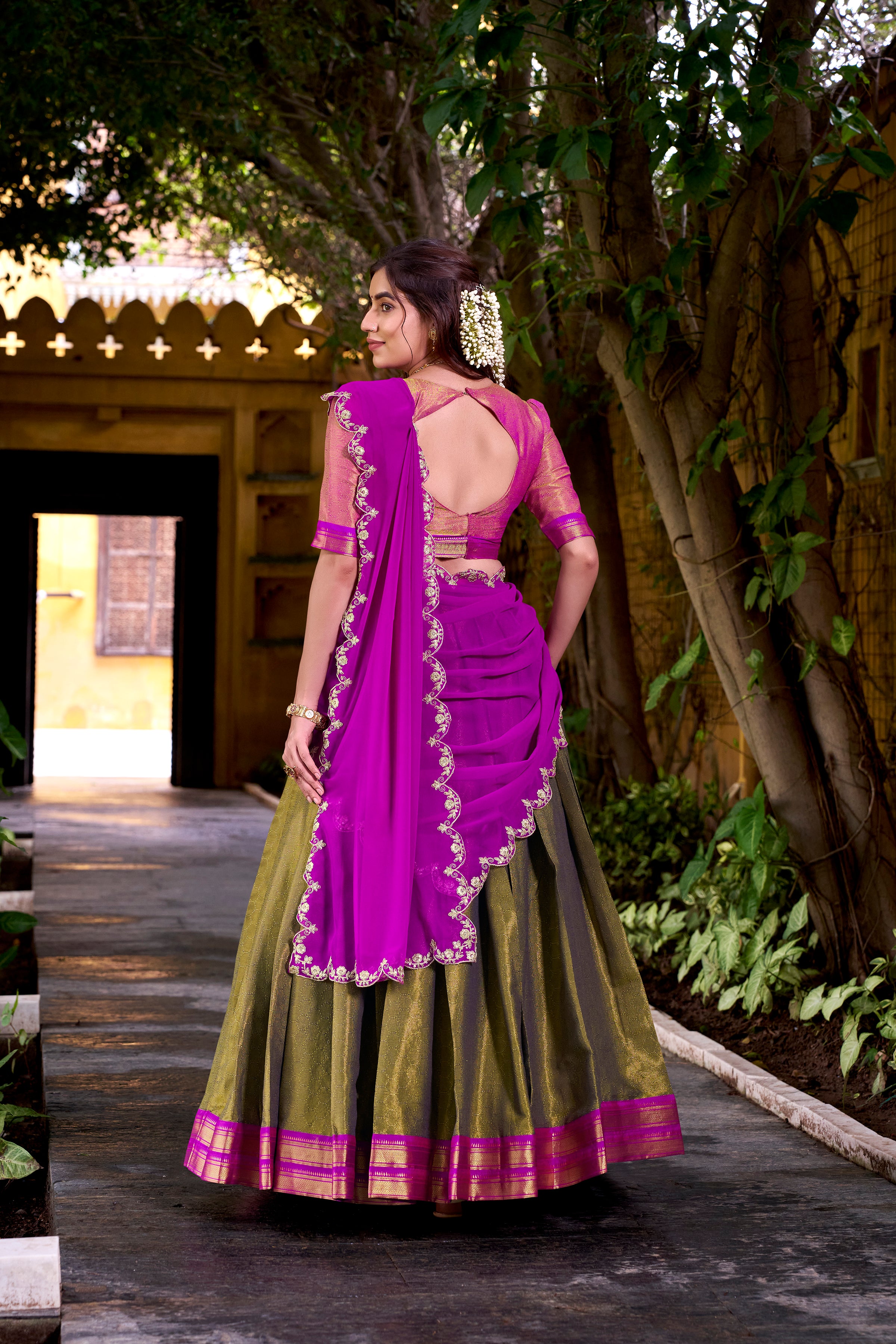 Kanchipuram Silk Lehenga Choli