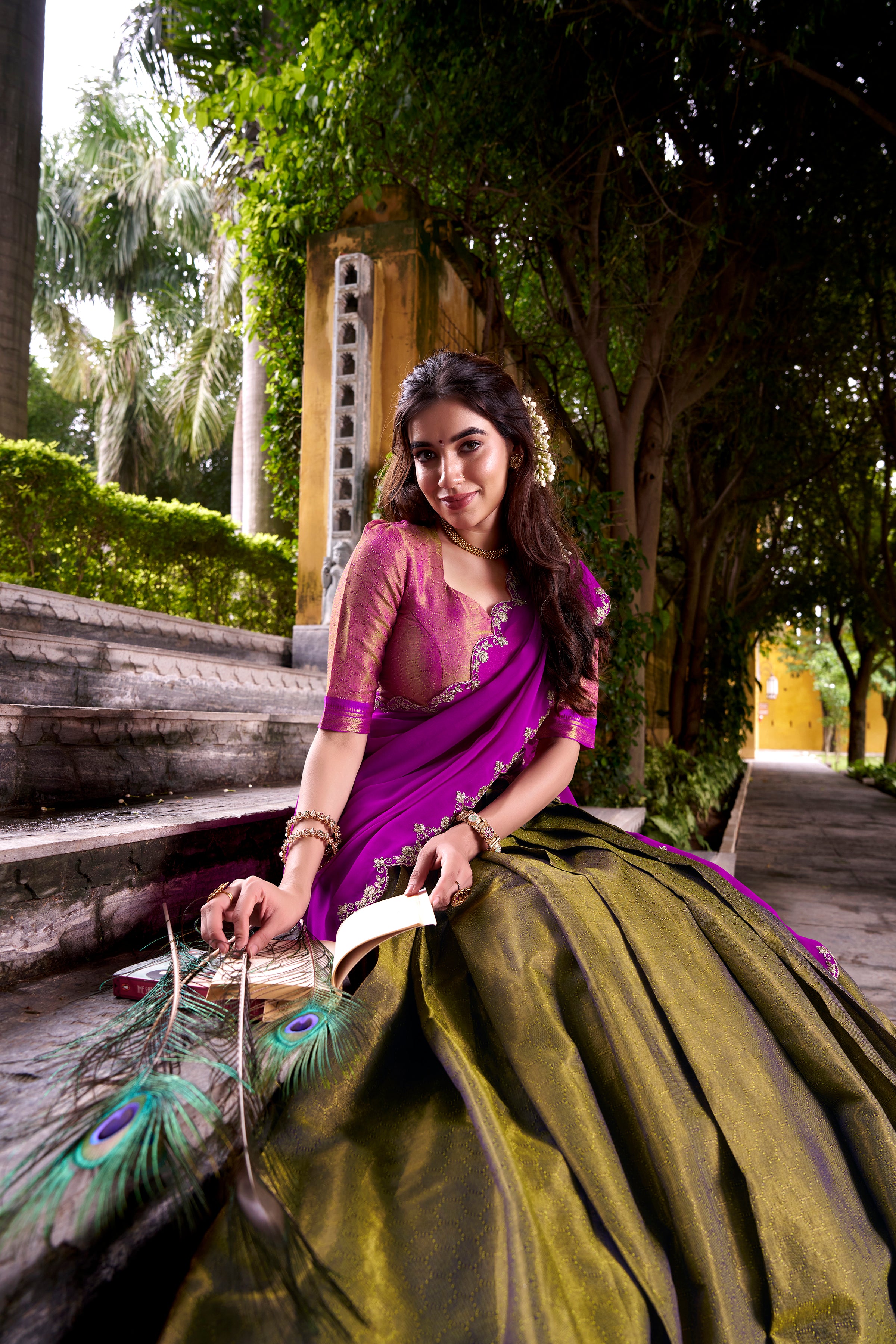 Kanchipuram Silk Lehenga Choli