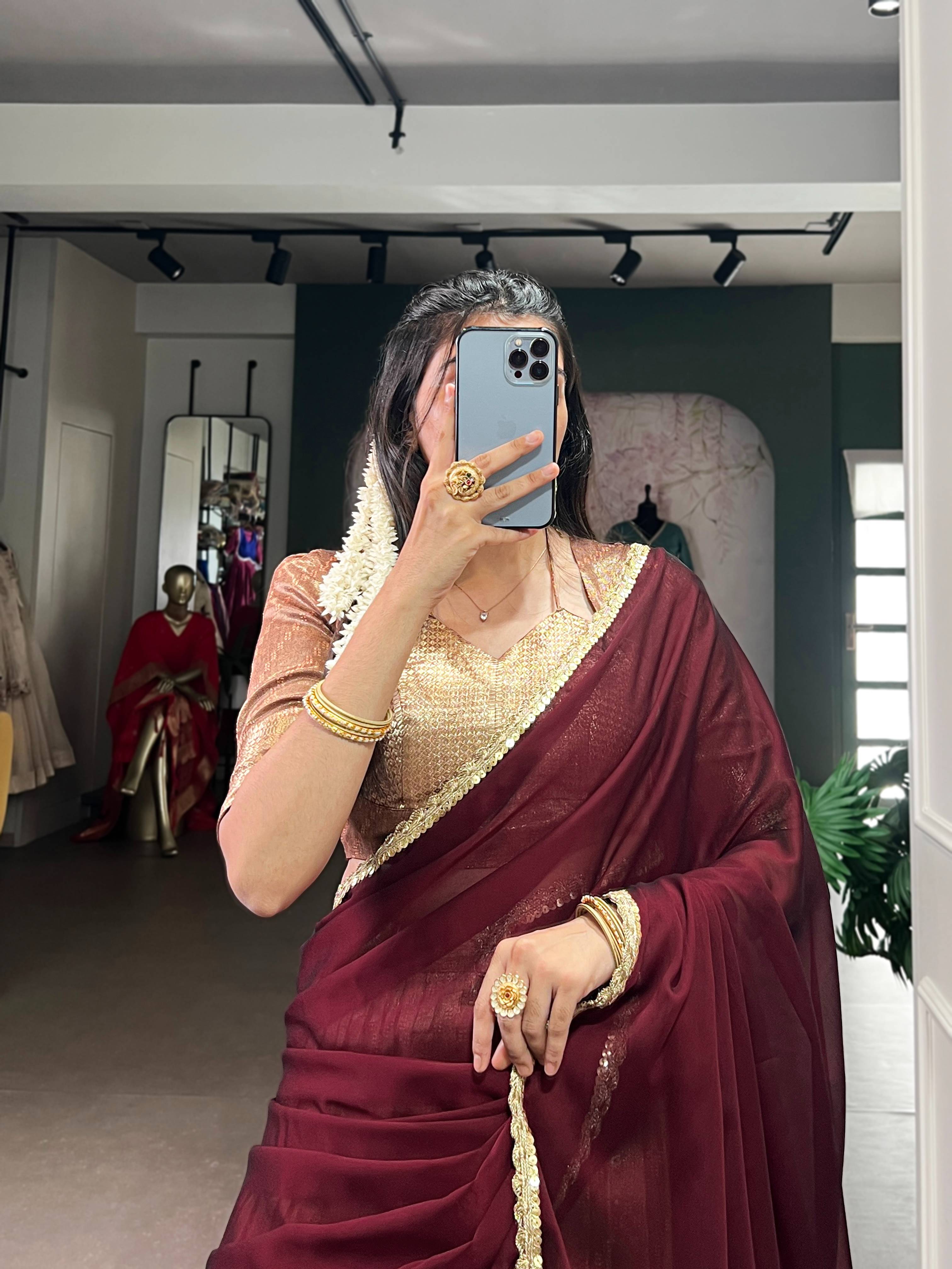 Prathima Royal Dupion Silk Zari Weave Lehenga Set