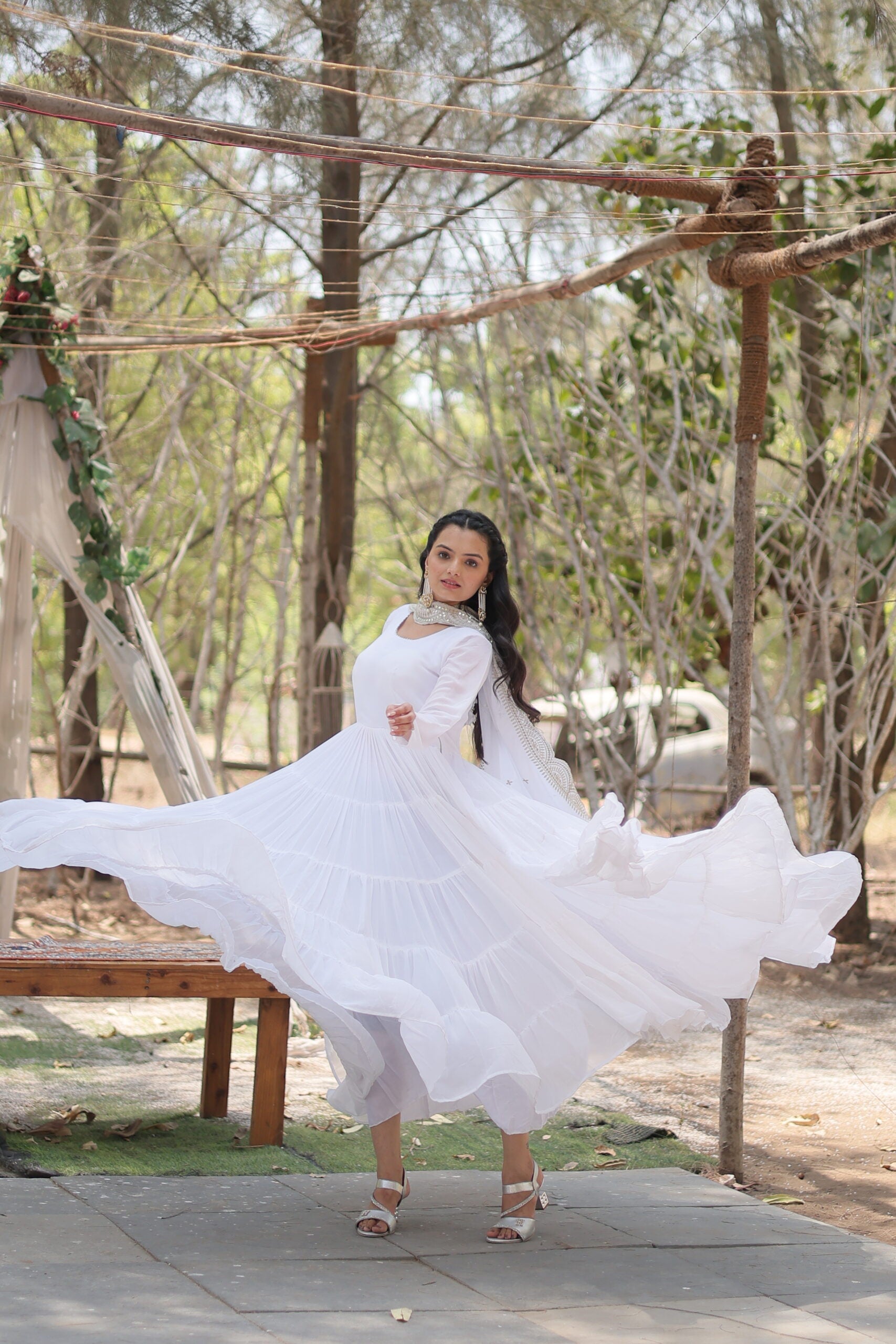 Ridhdhi Designer Frill Gown