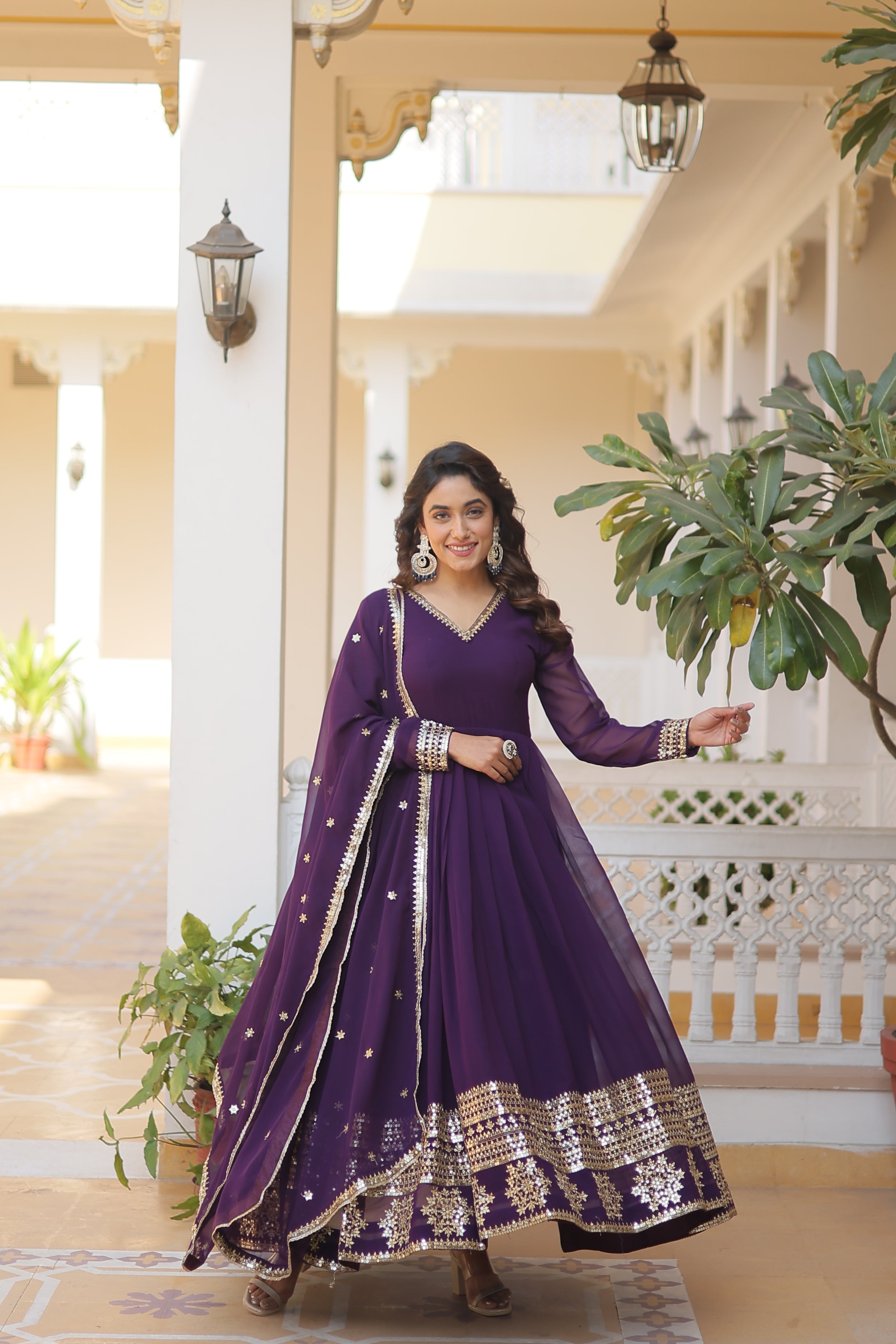 Chandrika Blooming Gown