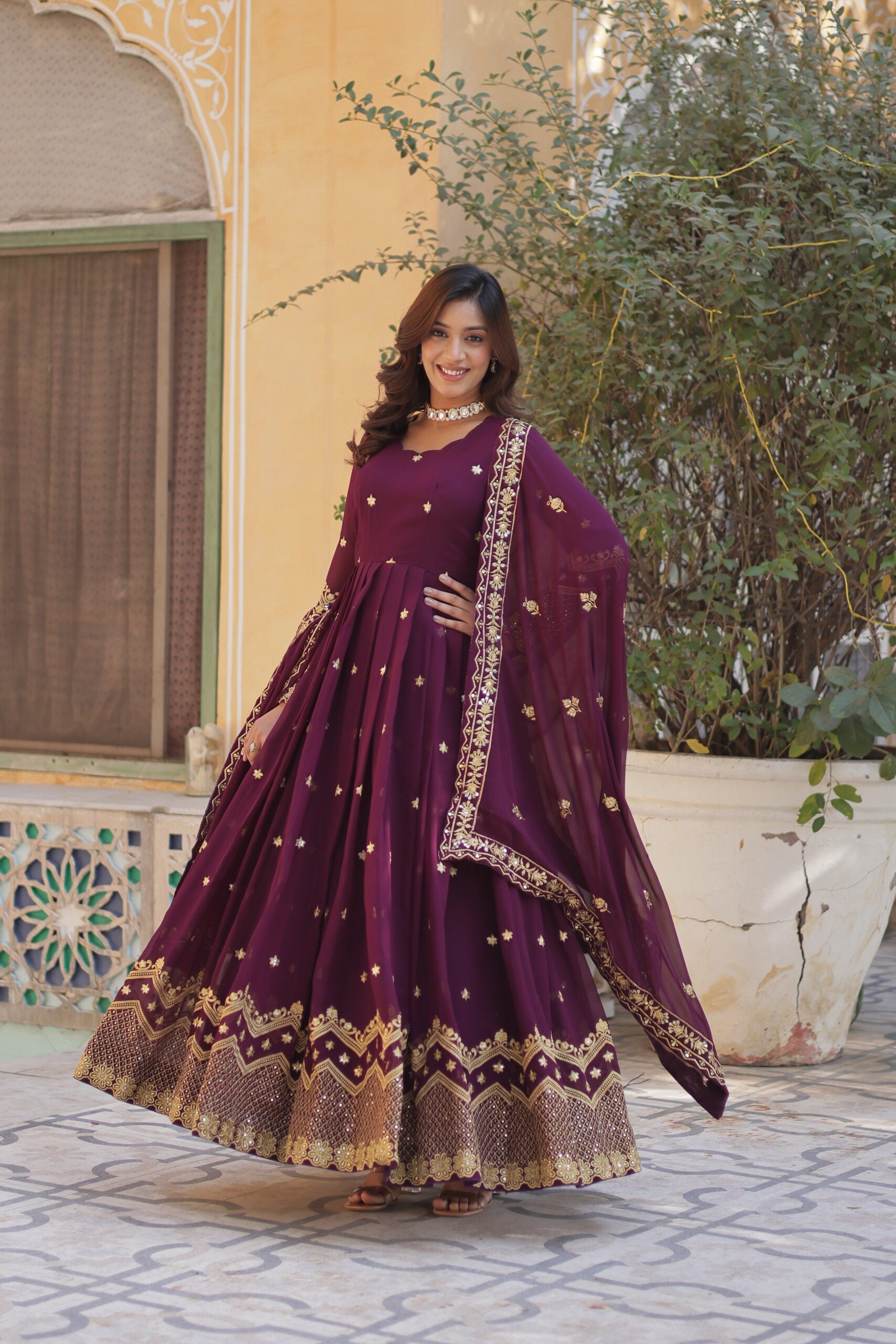 Royal Rust Gown
