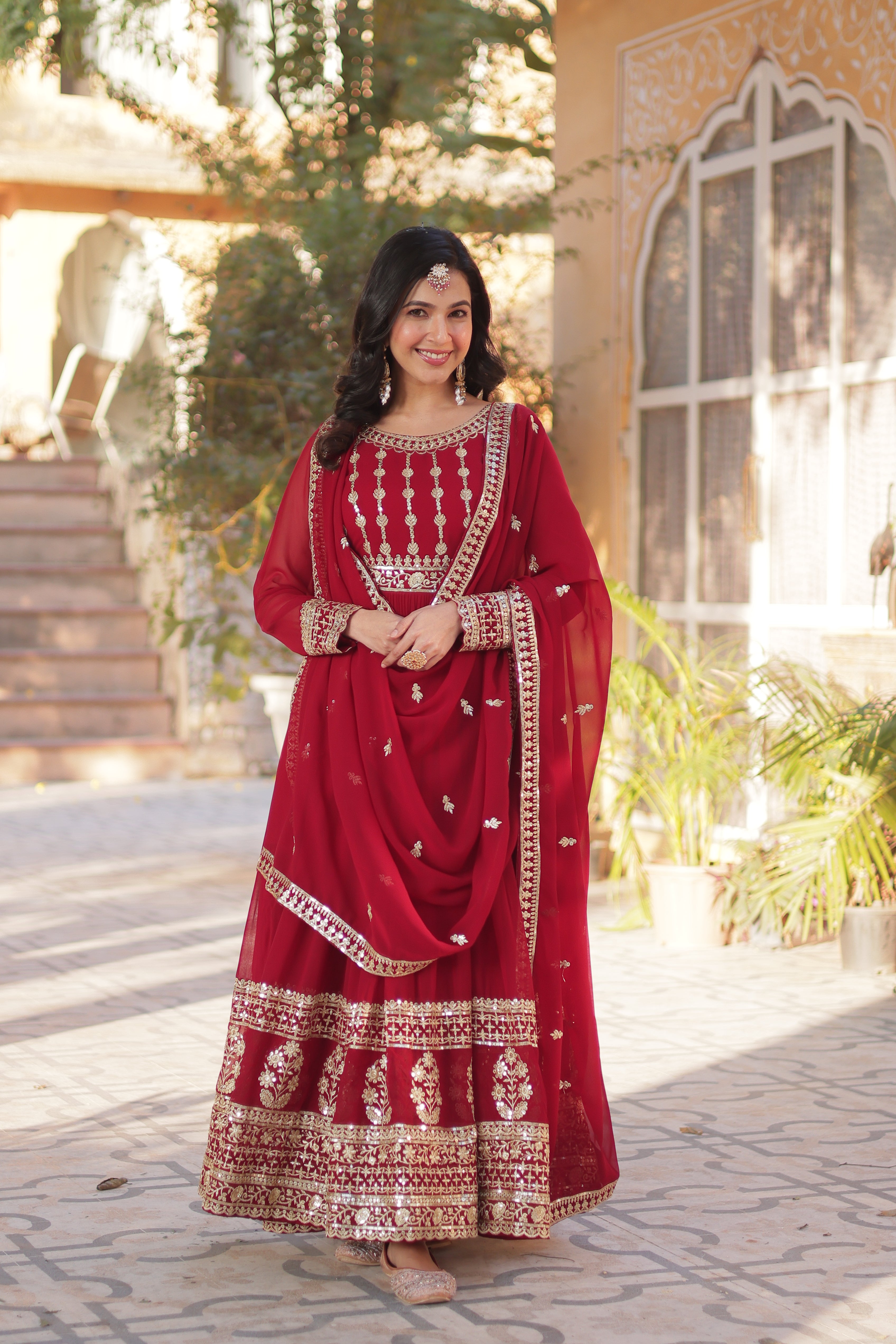 Celestial  Embroidered Gown
