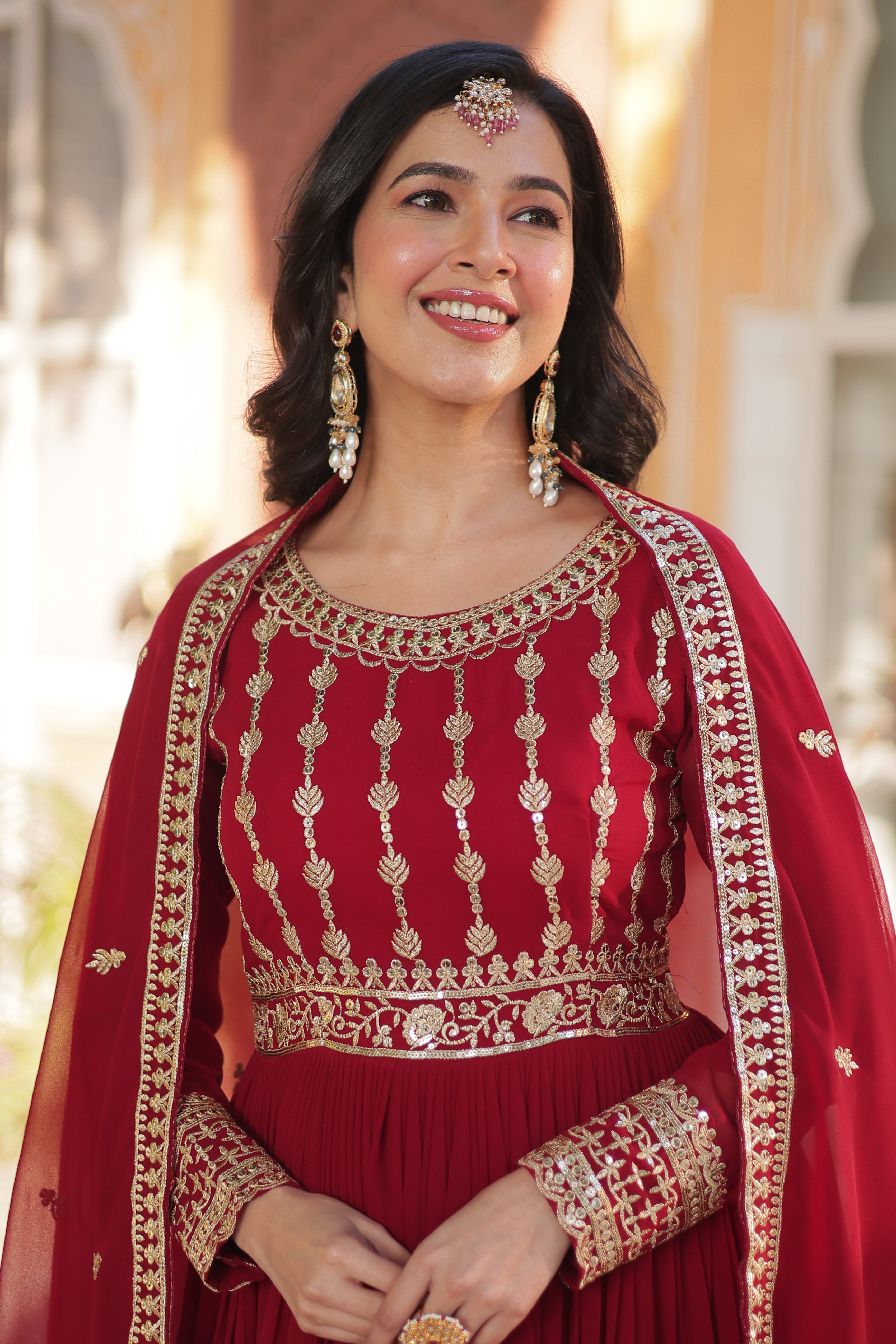 Celestial  Embroidered Gown