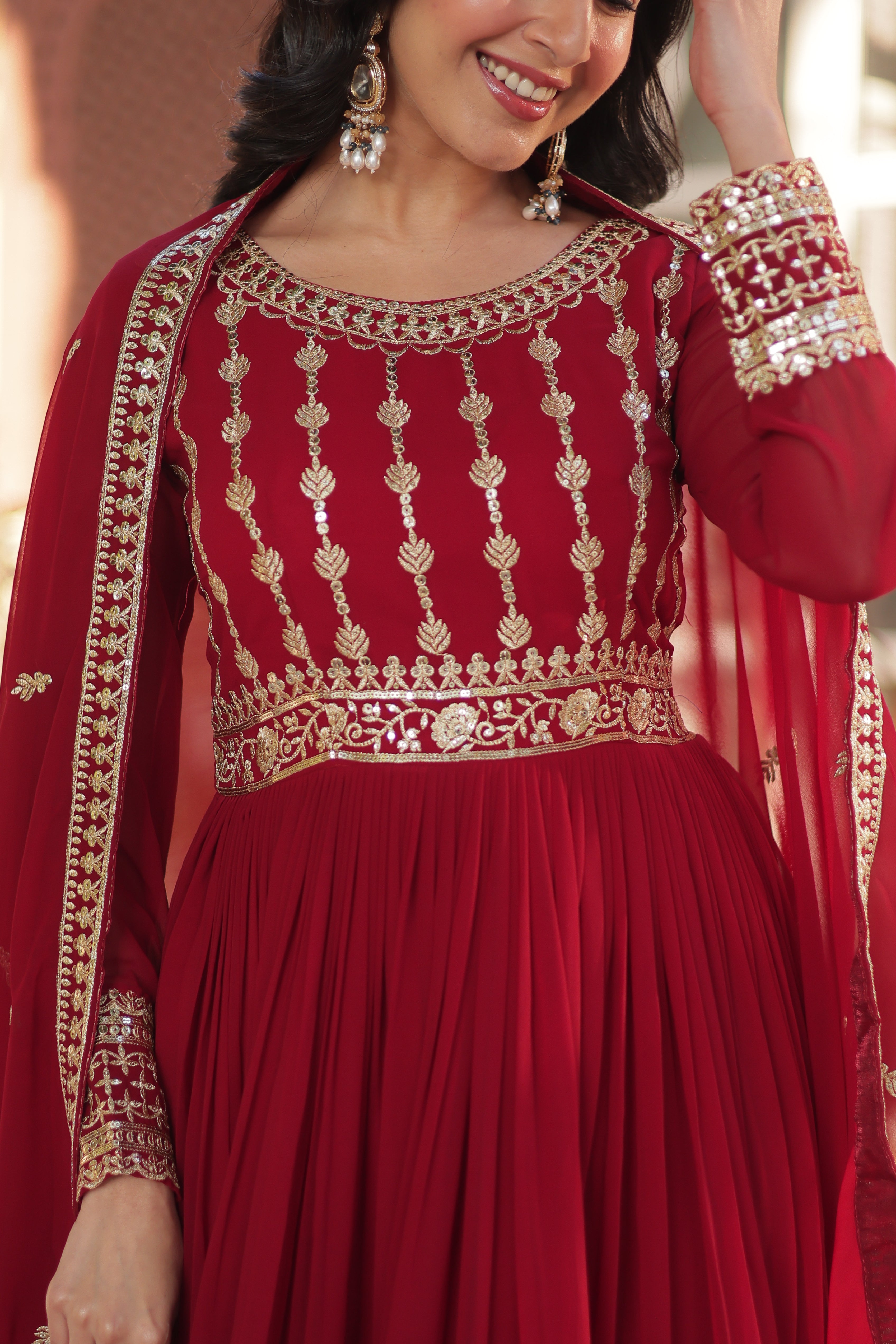 Celestial  Embroidered Gown
