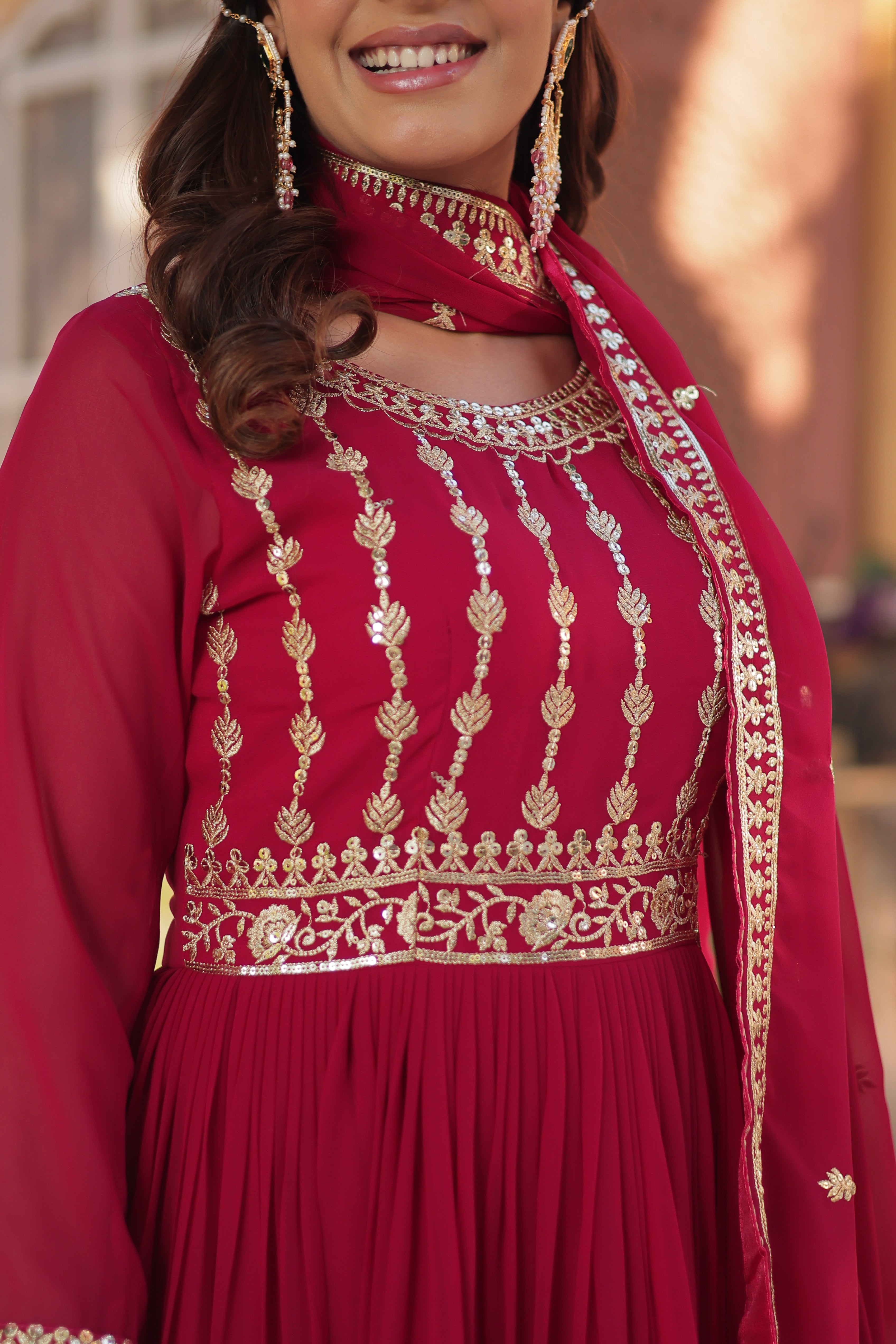 Celestial  Embroidered Gown