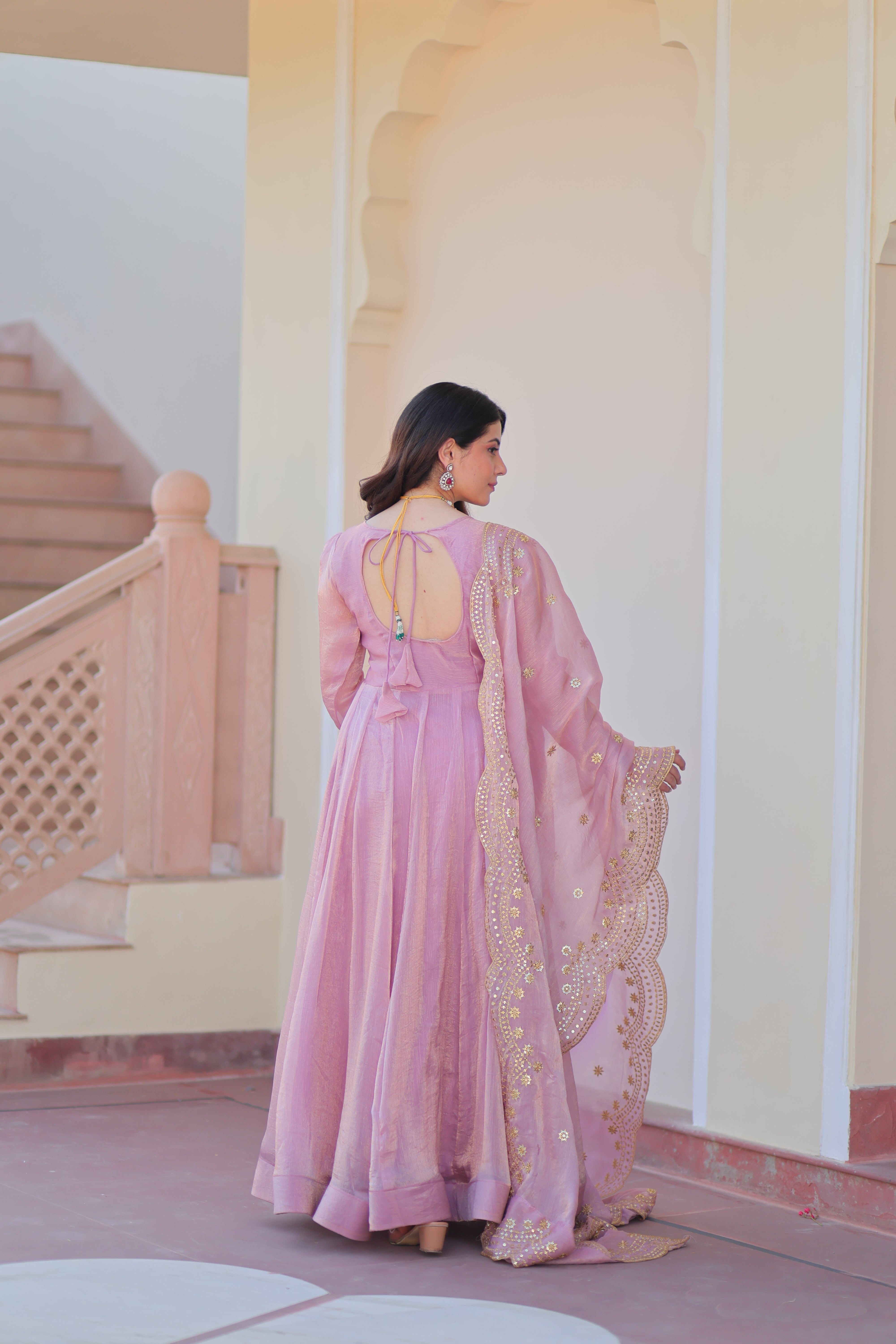 Fendy Chiffon Gown