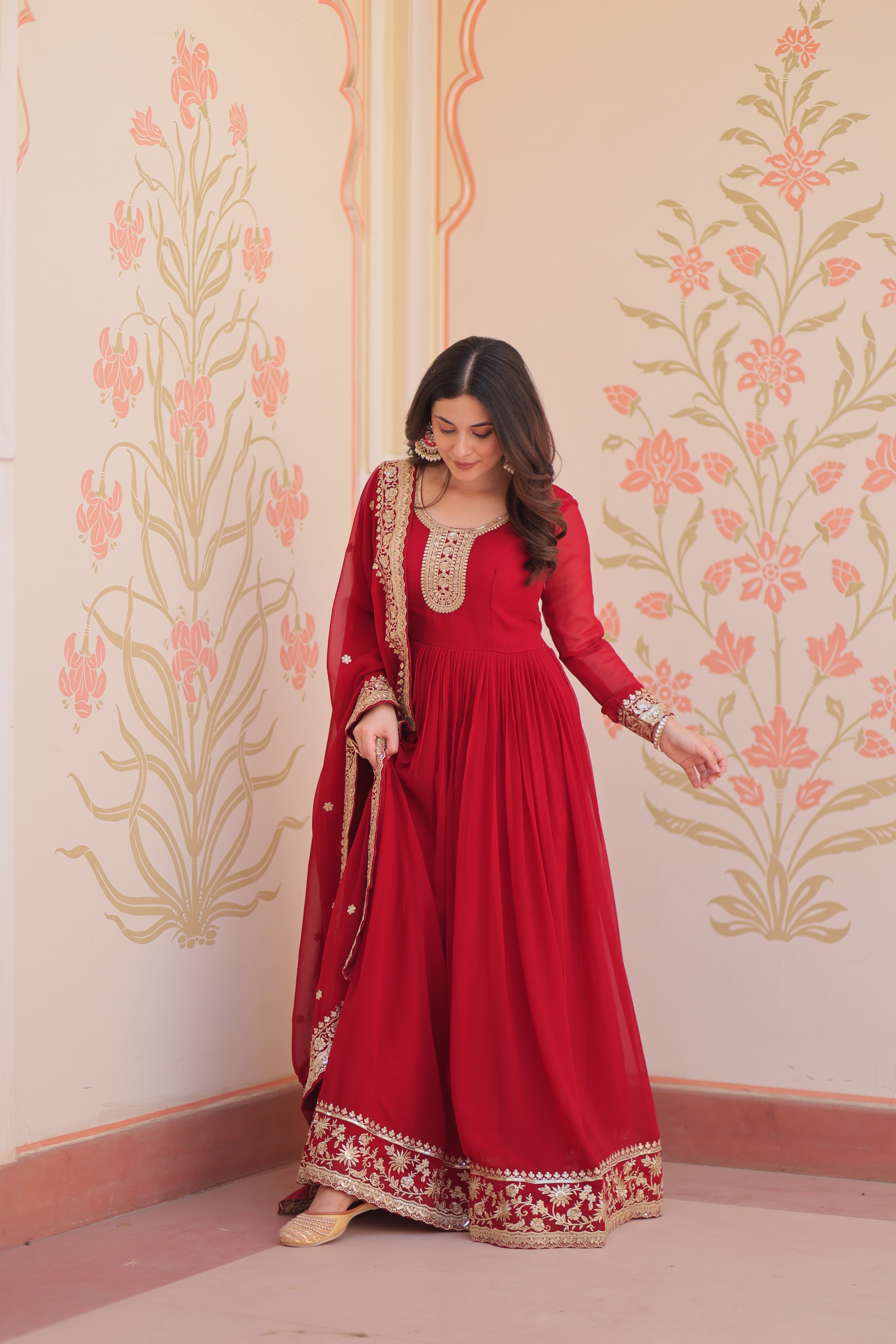 Manjari  Readymade Gown Set