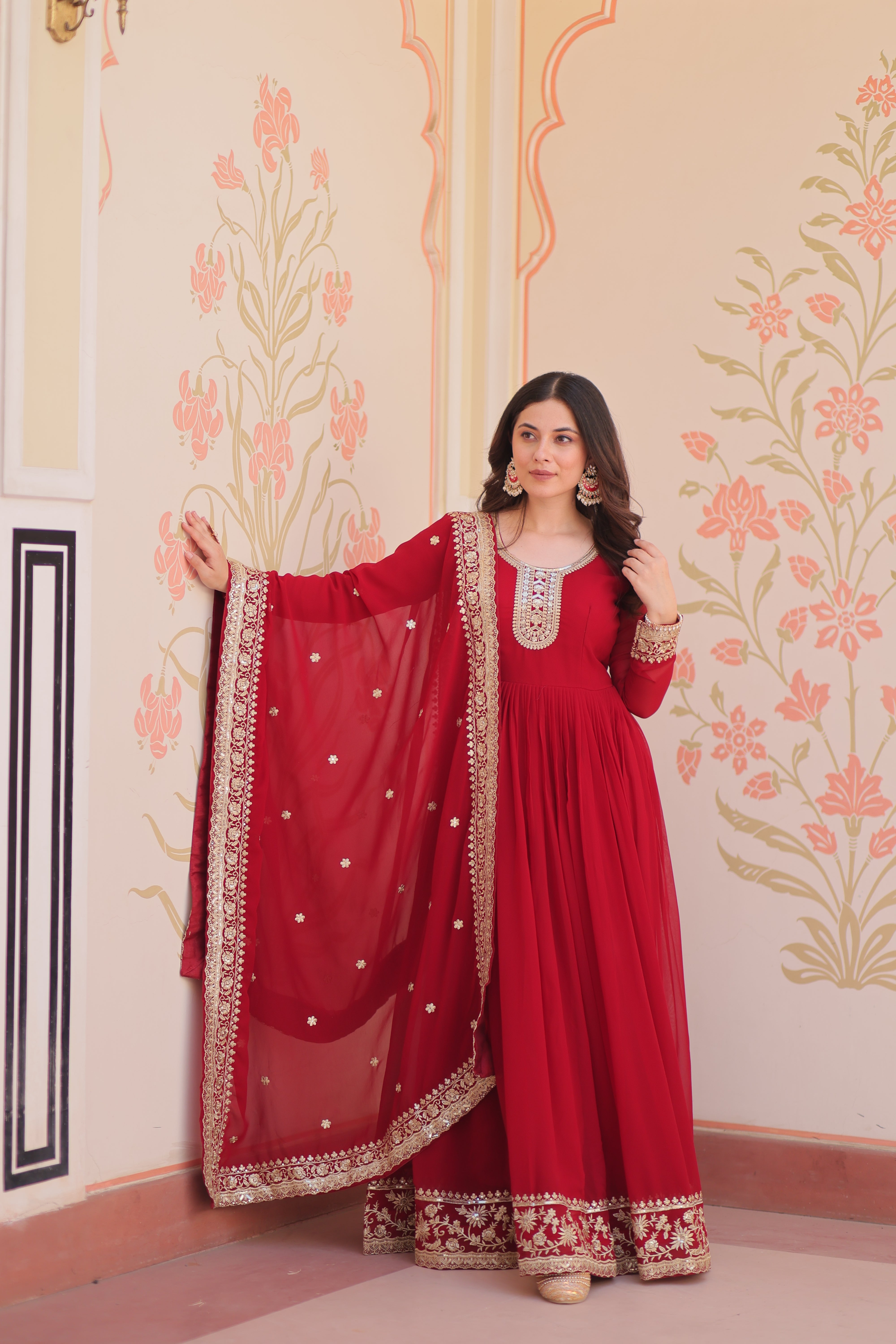 Manjari  Readymade Gown Set
