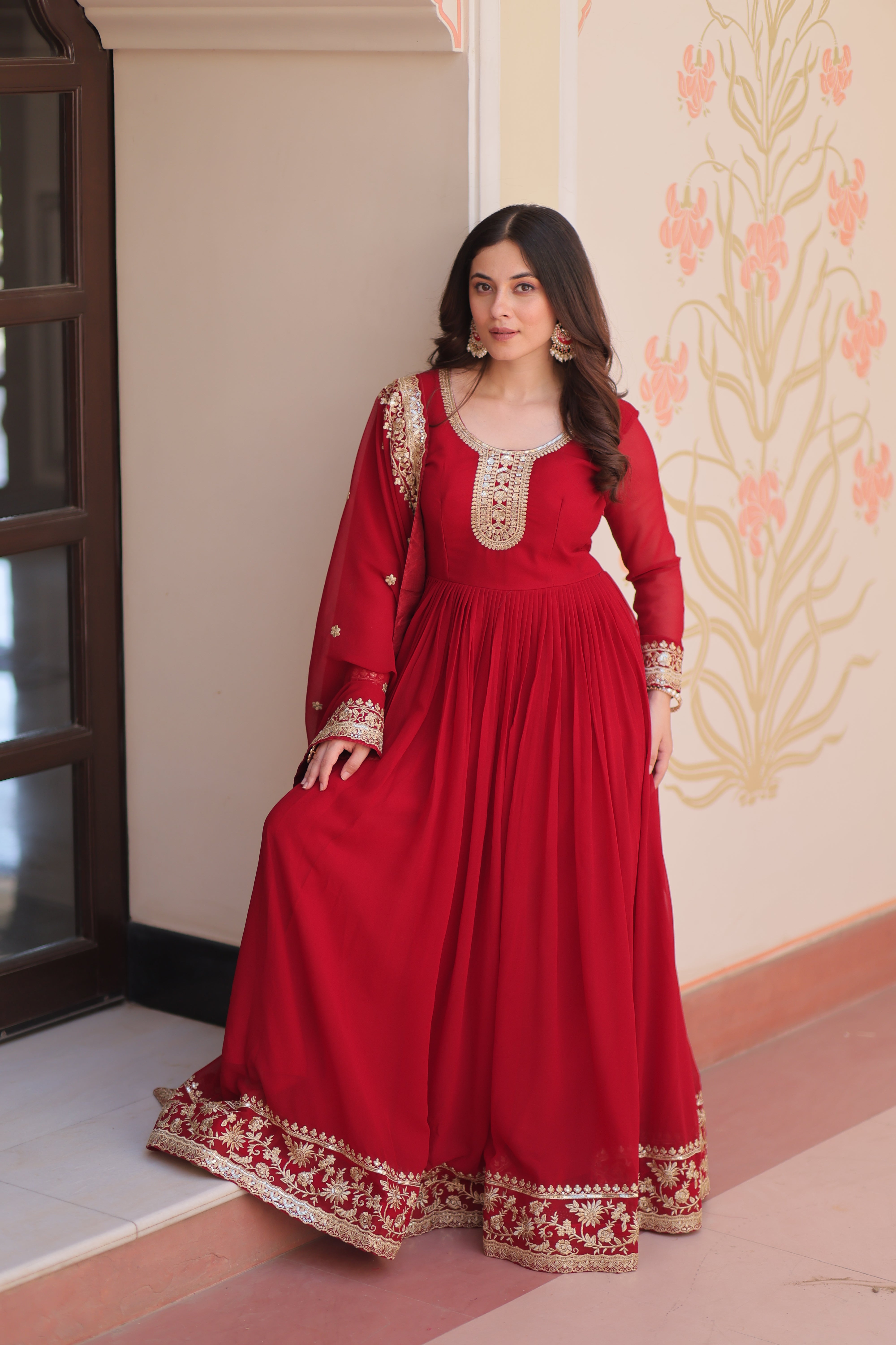 Manjari  Readymade Gown Set