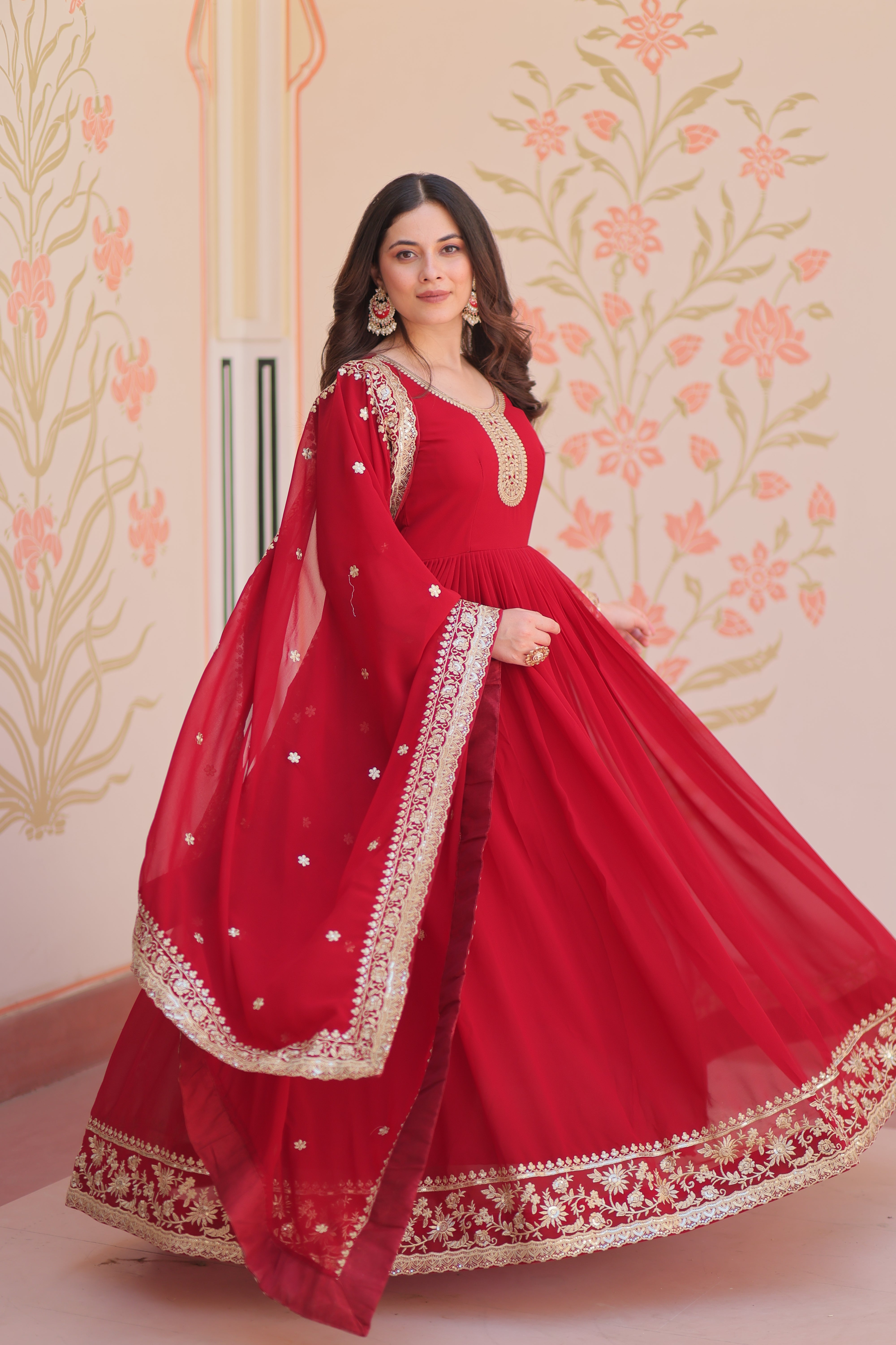 Manjari  Readymade Gown Set