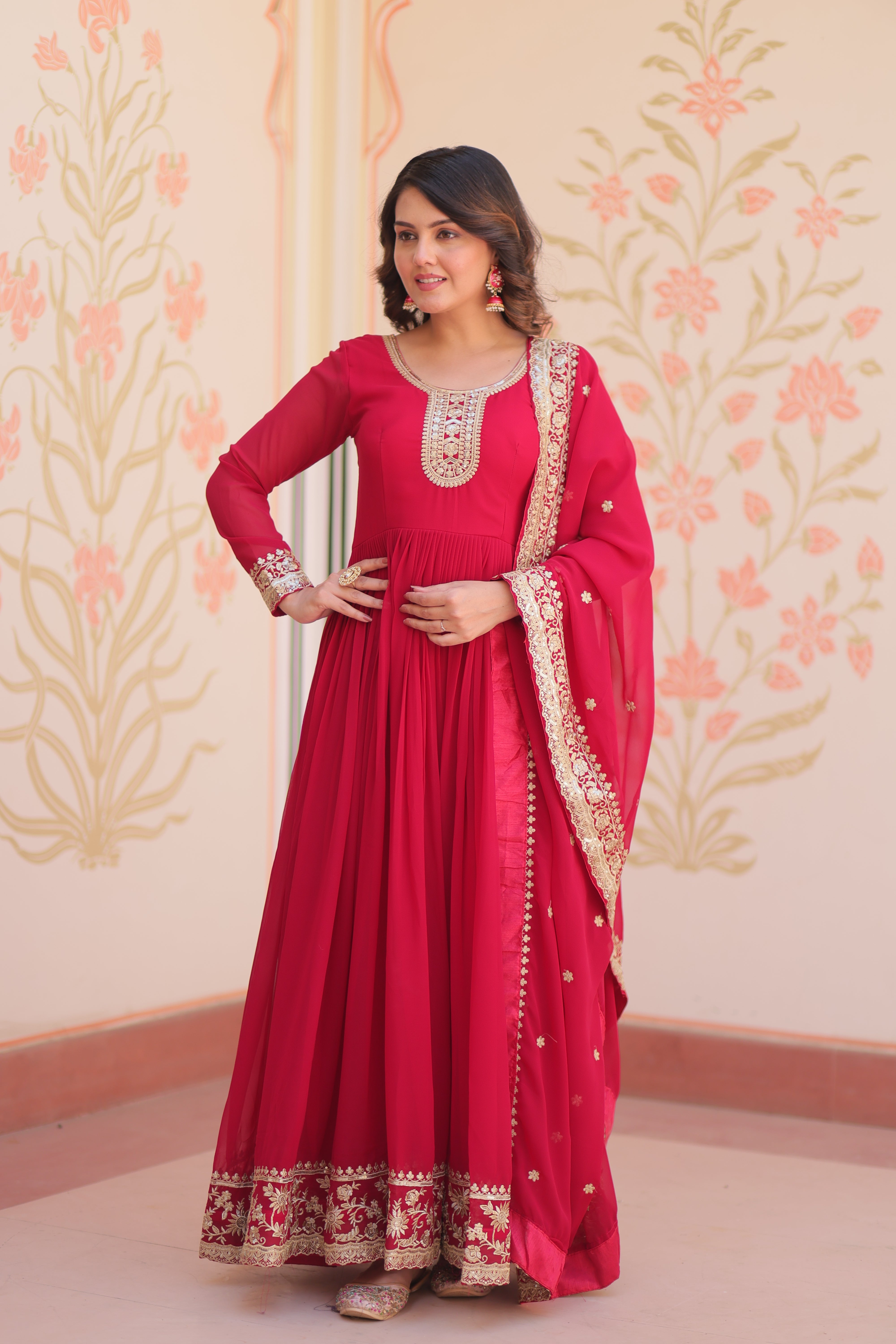 Manjari  Readymade Gown Set