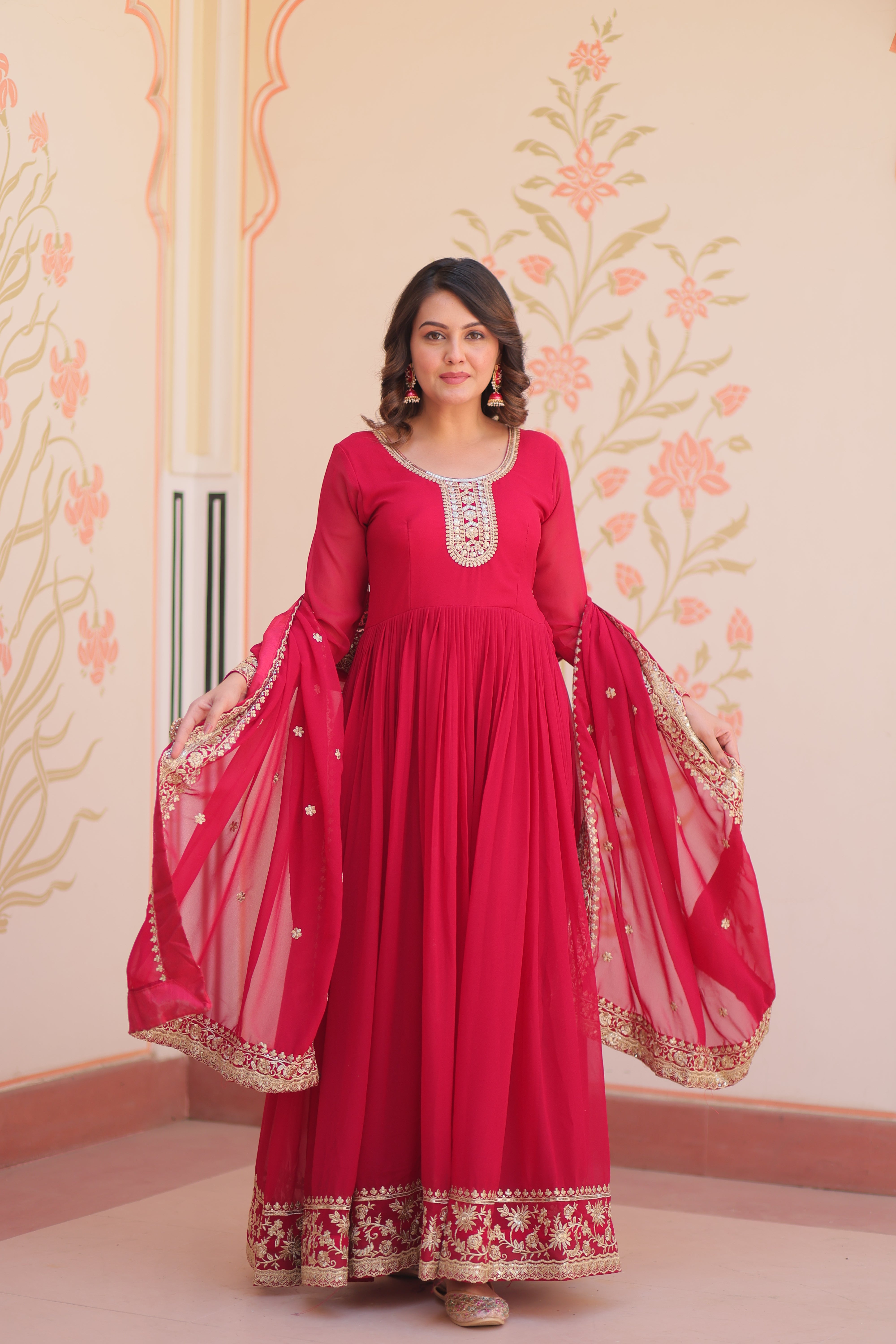 Manjari  Readymade Gown Set