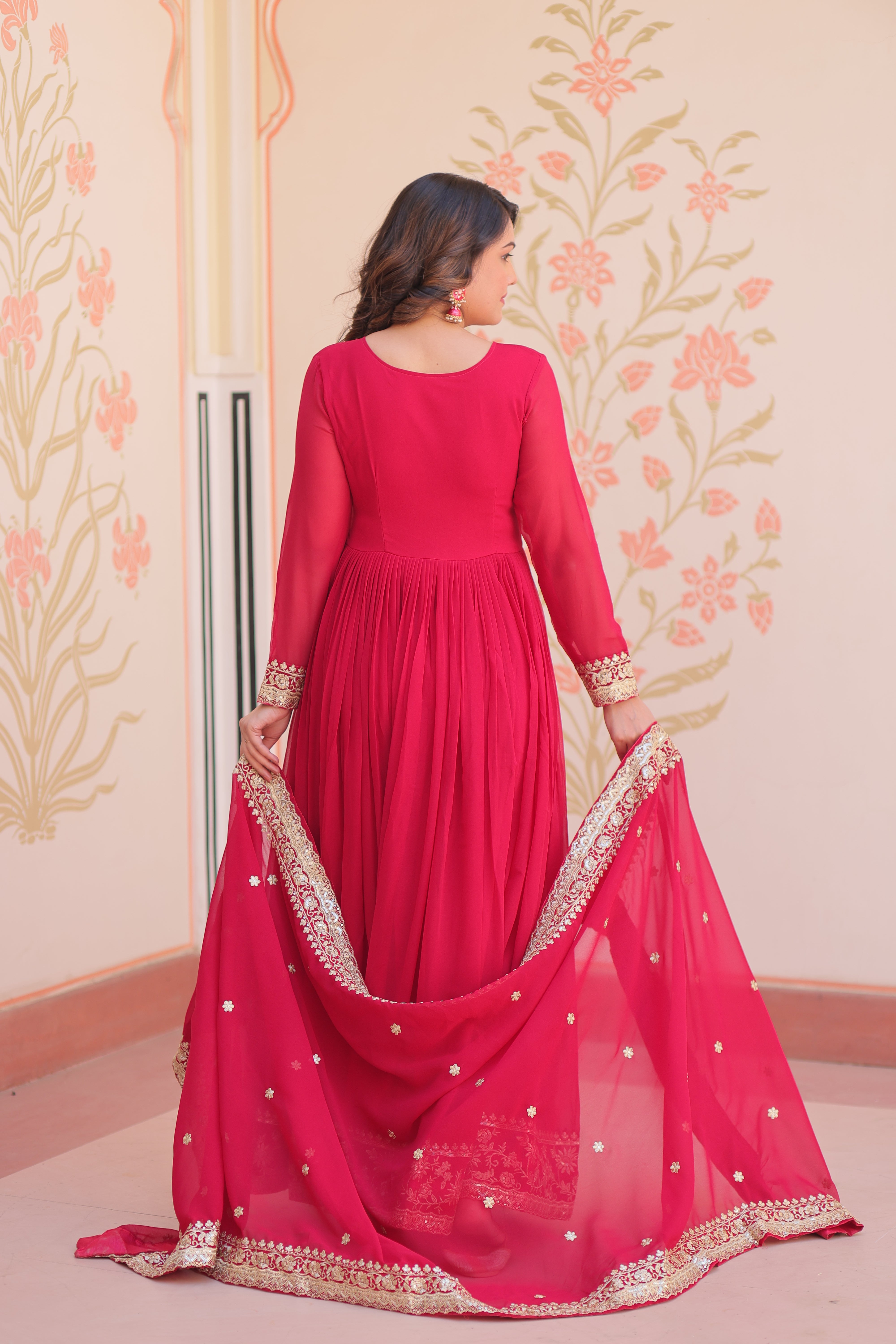 Manjari  Readymade Gown Set