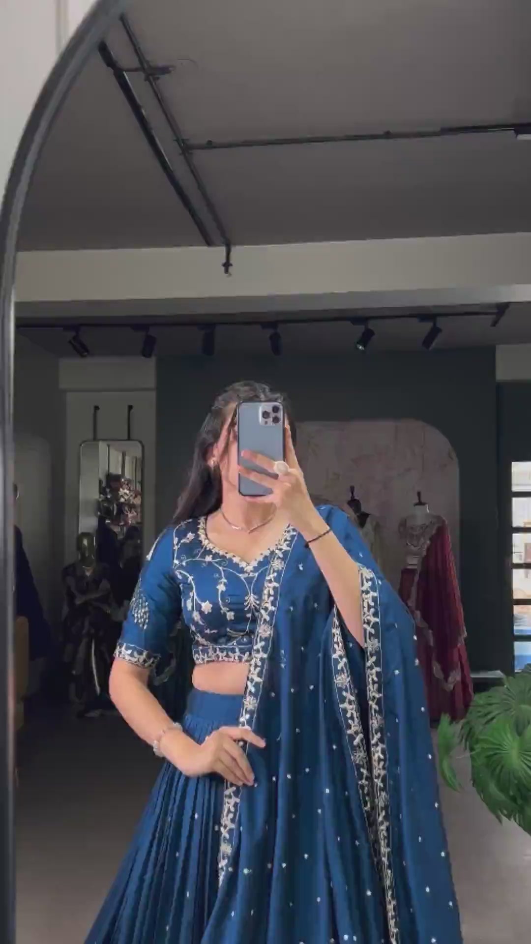 Vichitra Silk Lehenga Choli