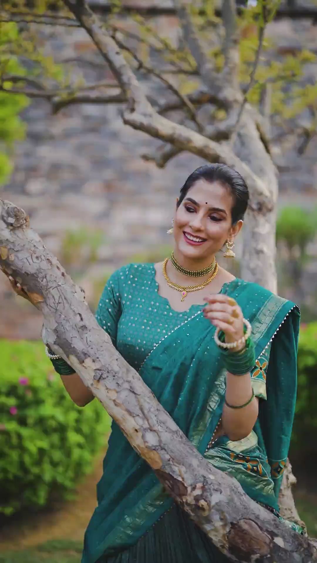 Tussar Silk Printed Lehenga Choli 🌷