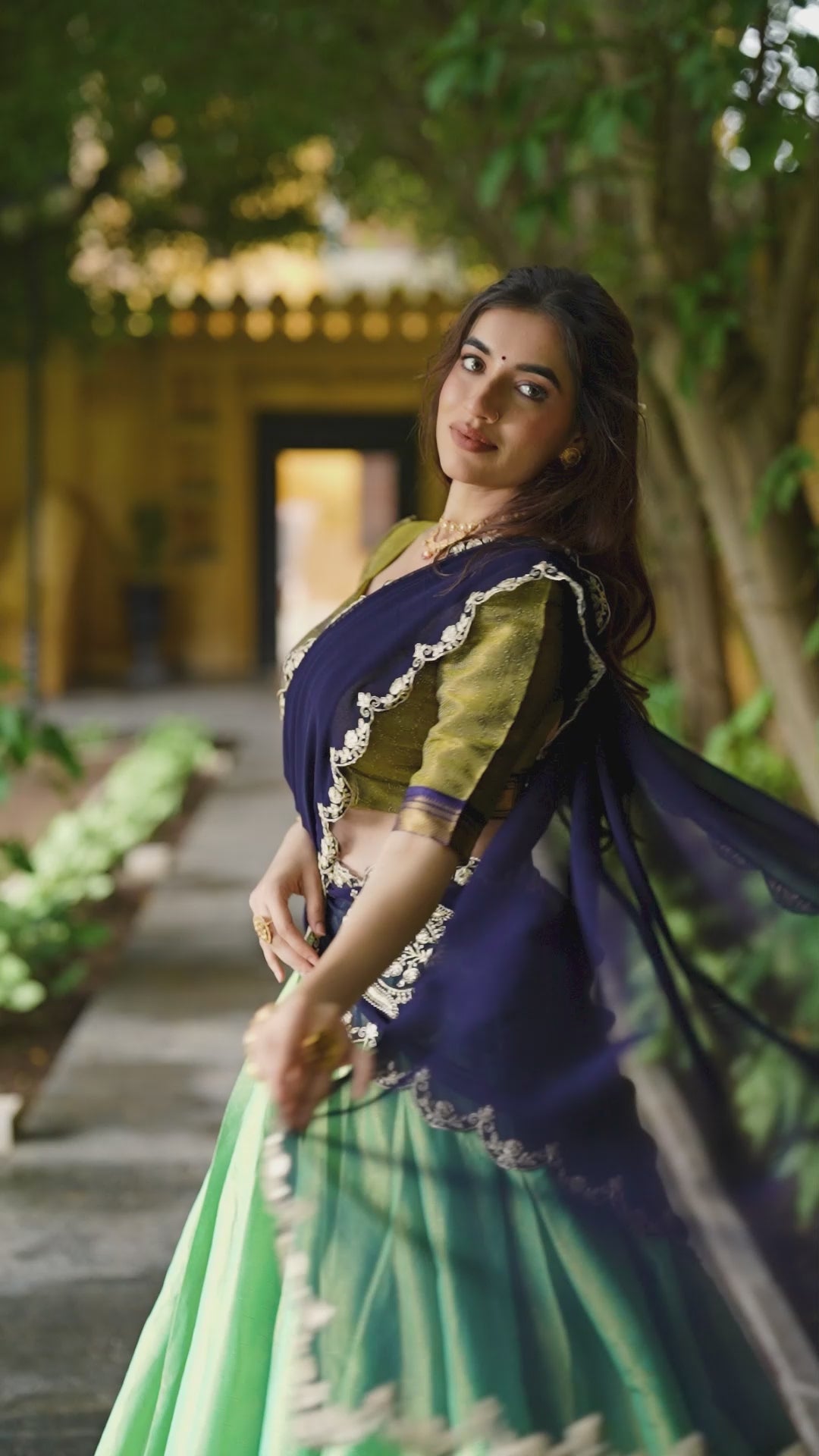 Kanchipuram Silk Lehenga Choli