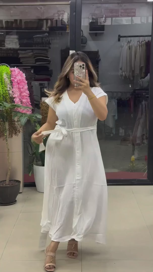 Royal Ivory Chanderi Gown