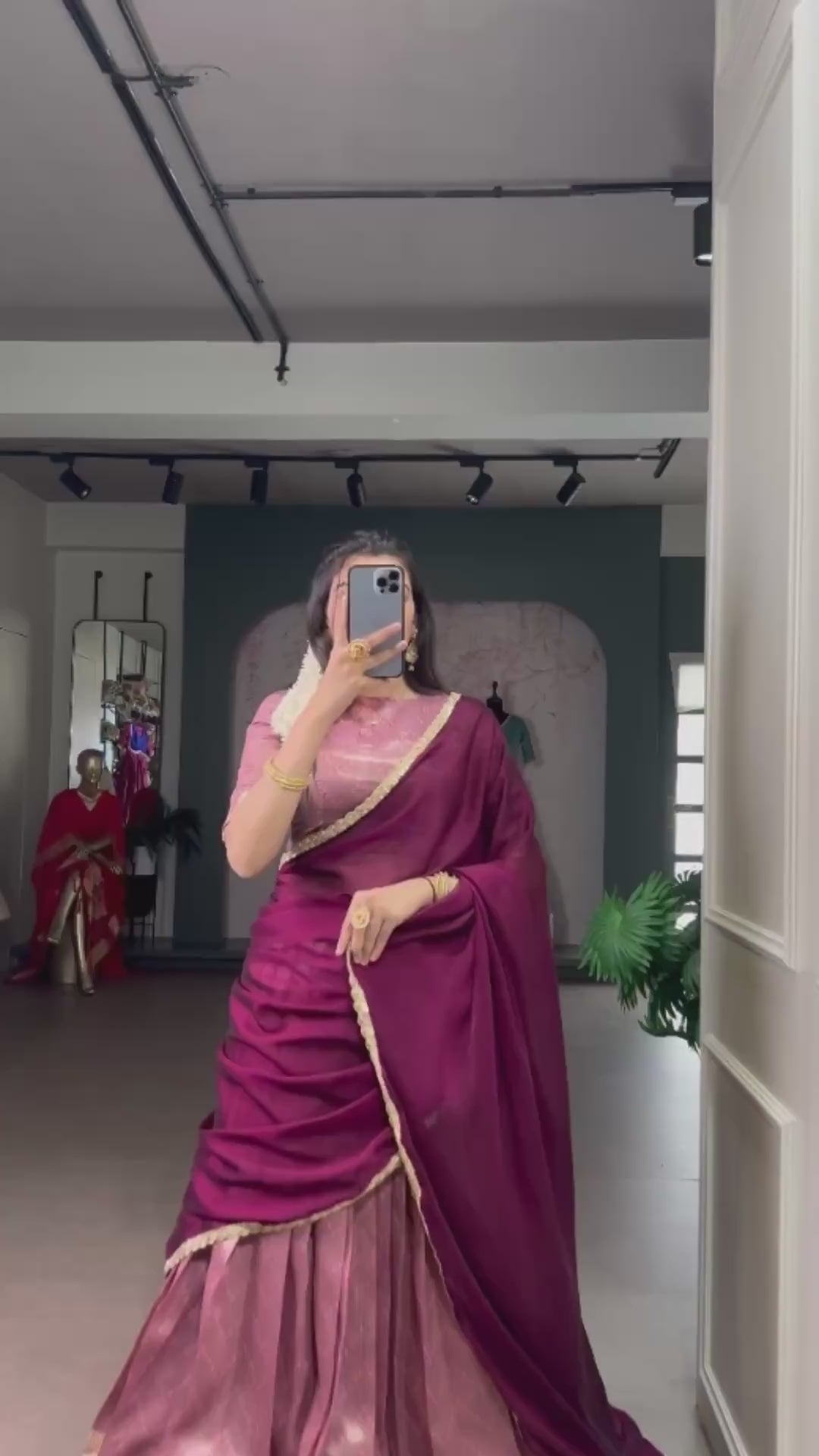 Prathima Royal Dupion Silk Zari Weave Lehenga Set