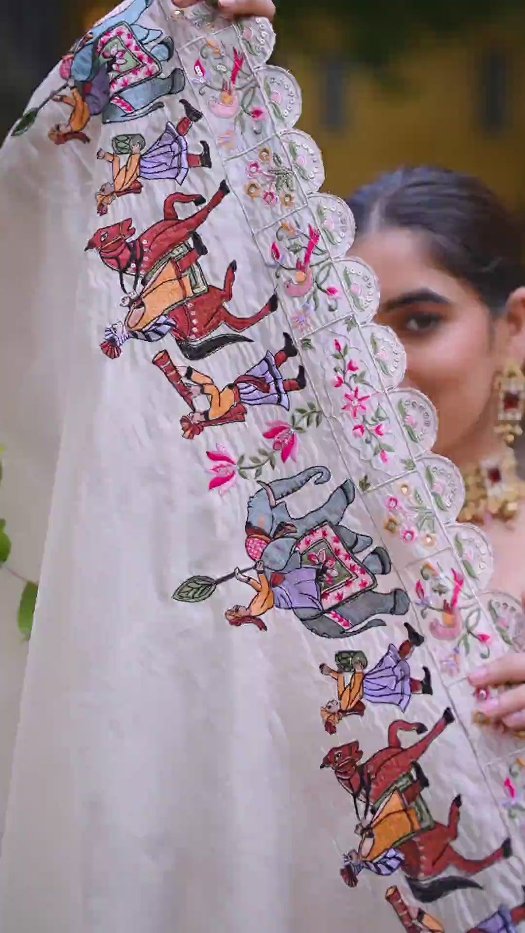 Ruchi Off White Raspberry Lehenga Choli